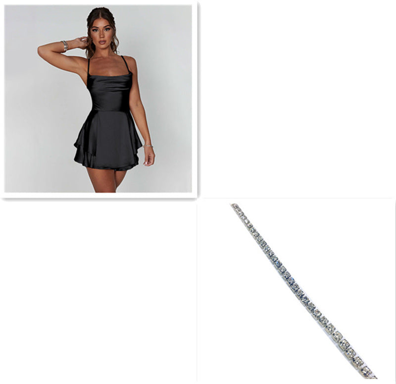 elegant Short Dress Lady