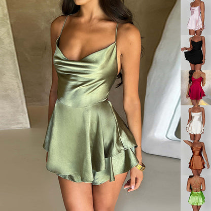 elegant Short Dress Lady