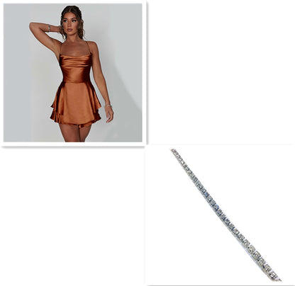 elegant Short Dress Lady
