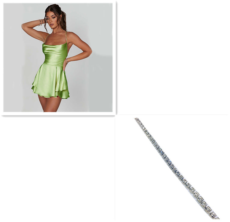 elegant Short Dress Lady